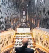  ?? CHRISTOPHE ENA THE ASSOCIATED PRESS FILE PHOTO ?? The 8,000-pipe organ that survived the fire at Notre Dame is undergoing a four-year restoratio­n project.