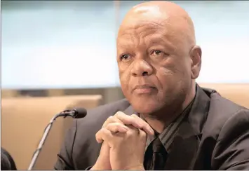  ?? PHOTO: NTSWE MOKOENA ?? Jeff Radebe, SA Minister in the Presidency for Planning, Monitoring and Evaluation, says the programmes for social-economic developmen­t are in motion.