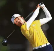  ?? Stacy Revere / Getty Images ?? Yu Liu of China shares the U.S. Women’s Open lead with former Duke teammate Celine Boutier of France.