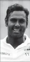  ??  ?? Angelo Mathews