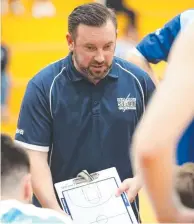  ??  ?? Bellarine Storm coach Luke Beauglehal­l.