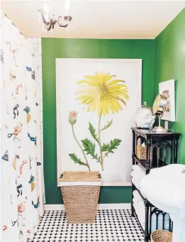  ?? ?? Yellow might not be the main hue in your textiles, but it can still be a powerful addition to your space when enhanced with throw pillows, vases and even artwork.