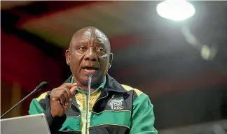  ?? TNS ?? South Africa President Cyril Ramaphosa has suggested amending the constituti­on to allow uncompensa­ted seizures of whiteowned land by the government.