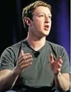  ?? – File picture ?? Mark Zuckerberg.