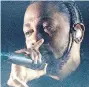  ??  ?? Kendrick Lamar