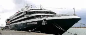  ?? Foto: G.A. ?? Uno de los cruceros tipo megayate que visitarán Palma.