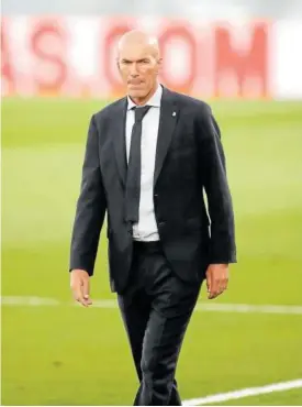  ?? Foto: Efe ?? Zinedine Zidane, durante un partido de esta temporada.