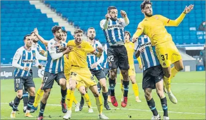  ?? FOTO: PERE PUNTÍ ?? El Espanyol le tiene ganas al Girona, el único equipo que ha ganado a los pericos en LaLiga, en el RCDE Stadium, en este curso