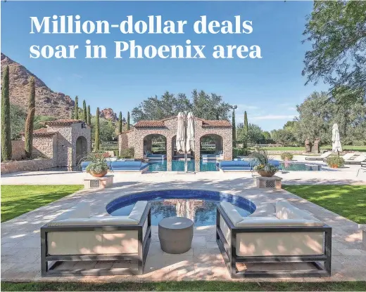  ?? HIGH RES MEDIA/WALT DANLEY CHRISTIE'S INTERNATIO­NAL REAL ESTATE ?? Phoenix Suns owner Robert Sarver sold his Paradise Valley home for more than $19 million.