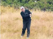  ?? LEON NEAL/GETTY2018 ?? President Trump plays a round of golf at the Turnberry resort during a visit to the United Kingdom.