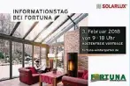  ??  ?? Das Team von Fortuna-Wintergart­en lädt zum Informatio­nstag ein.