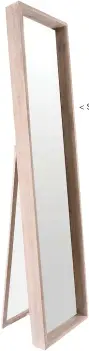 ??  ?? &lt; Staanspieë­l met houtraam (172 x 41 cm) R1 300, MRP Home