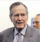  ?? AP ?? Foto del 2008 del expresiden­te George H. W. Bush