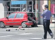  ??  ?? Porsche koji je vozio Mladen Guštin (koji je umro tijekom suđenja) kretao se Ozaljskom k zapadu brzinom od najmanje 74 km/h.