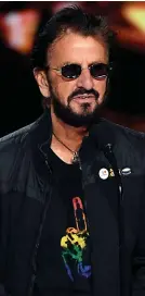  ??  ?? Fab…Ringo, 80, at the Grammys
