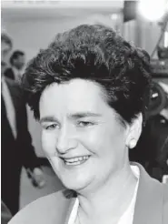  ??  ?? Ruth Richardson in her days as Finance Minister.