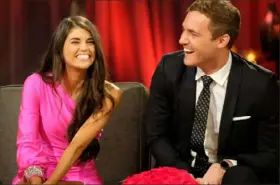  ?? John Fleenor/ABC ?? The Bachelor: Season Finale Part 2" - Peter and Madison discuss where they left off in the hot seat during the second night of the live special, season finale event of "The Bachelor,"
