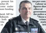  ??  ?? &gt; Chief Constable Dave Thompson