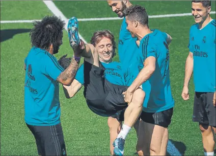  ?? FOTO: EFE ?? Marcelo, Modric y Cristiano serán algunas de las ausencias del Madrid ante el Leganés en duelo de hoy en el Bernabéu
