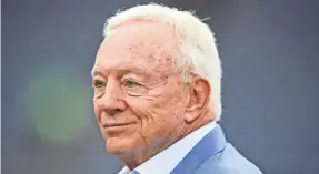  ?? SHANNA LOCKWOOD/USA TODAY ?? Jerry Jones’ Cowboys lost Monday, a candidate he backed lost a re-election bid and a 7-year-old wrote a discouragi­ng note to him.