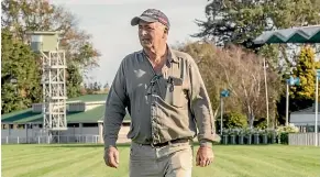  ?? WARWICK SMITH/STUFF ?? Awapuni Racecourse track manager Barry Bambry will soon welcome a synthetic track thanks to a Government grant.