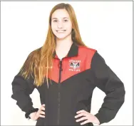  ?? Peter Hvizdak / Hearst Connecticu­t Media ?? Cheshire’s Sophie Murphy is the Area MVP for girls swimming.