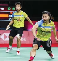  ?? BADMINTONP­HOTO ?? PRIORITASK­AN OLIMPIADE: Penampilan Greys/Apri di Thailand Open I. Mereka diharapkan bisa mencapai peak di Olimpiade Tokyo.