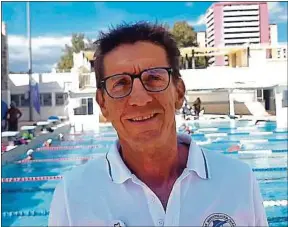  ??  ?? Philippe Jamet, le président du club phare de natation de Montpellie­r.