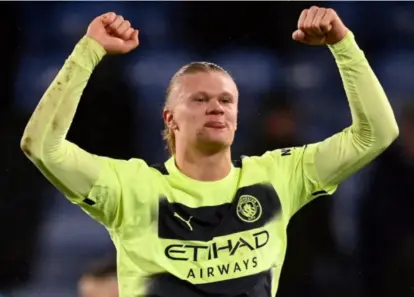  ?? TONY OBRIEN / REUTERS ?? Erling Braut Haalands eventyrlig­e karriere har vaert god butikk for Bryne. I fjor fikk det et stort overskudd som følge av spissens overgang til Manchester City.