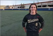  ?? PHOTO BY HALEY SAWYER ?? Pitcher Duncan Marsten helped Harvard-Westlake beat Notre Dame for the second time in as many days on Wednesday at Notre Dame.