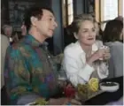  ??  ?? Paul Reubens and Sharon Stone in Mosaic.