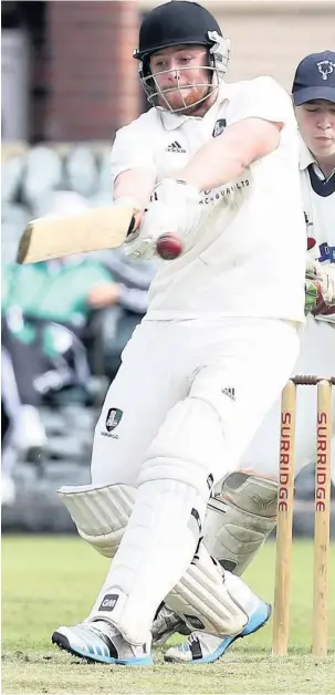  ?? Tony Greenwood ?? Levi Wolfenden hit 72 for Church against Bacup
