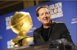  ?? PHOTO BY CHRIS PIZZELLO — INVISION — AP, FILE ?? In this file photo, EVP of Television for Dick Clark Production­s Barry Adelman speaks during the nomination­s for the 74th annual Golden Globe Awards at the Beverly Hilton hotel in Beverly Hills.