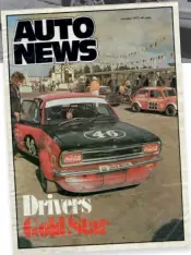  ??  ?? Left: Alan Boyle’s racing Viva GT on the November 1973 cover of Auto News