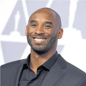  ?? AP ?? Sonrisa fresca. Kobe Bryant ganó un Oscar por un corto animado.