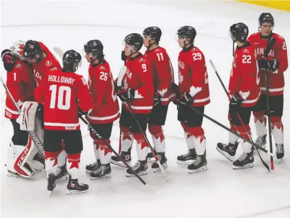  ?? GREG SOUTHAM ?? For Team Canada, Saturday's crossover game against the lower-seeded Czech Republic at the world junior championsh­ip is no slam dunk for an easy win.
