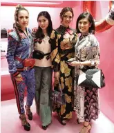  ??  ?? Bunga Citra Lestari, Isyana Sarasvati, Raisa & Dian Sastroward­oyo