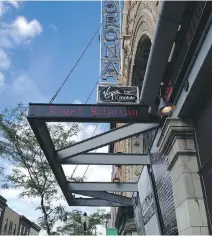  ?? MEGAN MARTIN, SPECIAL TO THE MONTREAL GAZETTE ?? The Virgin Mobile Corona Theatre on Notre Dame St. W. has been almost as big a draw, historical­ly speaking, as the Atwater Market for this neighbourh­ood.