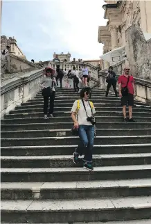  ?? LISA KADANE ?? The Jesuit steps in Dubrovnik’s Old Town are where Cersei Lannister began her walk of shame in Season 5 of Game of Thrones.