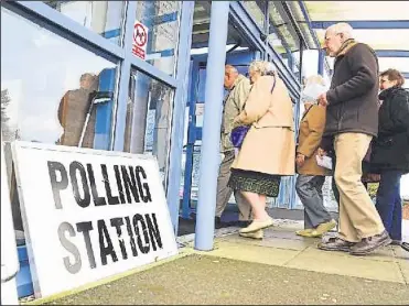  ?? ?? Voters must have photo ID with them when they turn up at polling stations in May