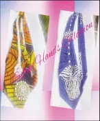  ??  ?? Two of the fashion ties done by Leaundre