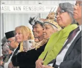  ?? PICTURE: JEFFREY ABRAHAMS ?? PART OF HISTORY: The renaming of the bridges was attended by, from left, Sheik Muttaqin Rakiep, Simone Jonker, Petrus Vaalbooi, Quuen Katrins Esau, Patricia de Lille and consul-general Abdul Rachman Dudung.