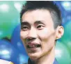  ??  ?? Datuk LeeChong Wei