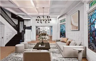  ?? Daria Saraf/Sotheby’s Internatio­nal Realty San Francisco ?? Listing images show the inside of Third Eye Blind singer Stephan Jenkins’ home at 76 Liberty St.