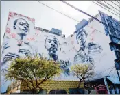  ?? DAVID CABRERA/NEW YORK TIMES ?? The Related Group commission­ed this mural by artist El Mac in Miami’s Wynwood. Brands, developers and cities are embracing street art, but some worry about preserving neighborho­ods’ cultural cachet.