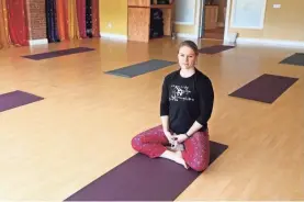  ?? TANIA SAVAYAN/USA TODAY NETWORK ?? Tobi Kundid, owner and director of Tovami Yoga in Mamaroneck is trying to stay afloat with virtual classes.