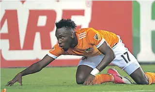  ??  ?? “PANTERA”. Albert Elis ha marcado 11 goles en la actual temporada con el Houston Dynamo.