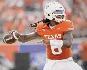  ?? Eric Gay/Associated Press ?? Texas Freshman QB Maalik Murphy has impressed teammates with his work ethic this season.