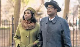  ?? MGM PICTURES ?? Jennifer Hudson as Aretha Franklin and Forest Whitaker as her father, the Rev. C.L. Franklin, in “Aretha.”