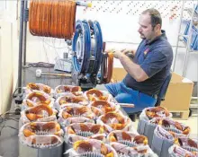  ??  ?? Ein eigengefer­tigter Motor ist robuster und besonders überlastba­r, was Grundvorau­ssetzung der Eisele- Firmenphil­osophie ist.